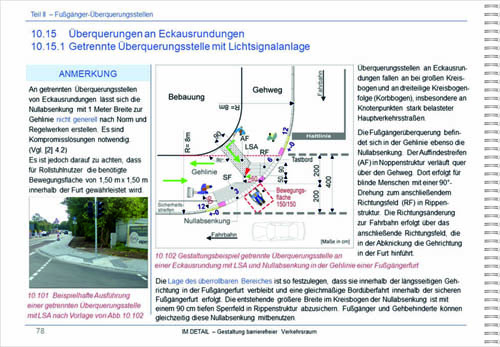 Handbuch IM DETAIL Gestaltung barrierefreier Verkehrsraum Teil 2 - Fußgänger Überquerungsstellenjpg - Lichtsignalanlagen